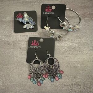 NWT Paparazzi Jewelry Set of 3 Dangling‎ Earrings